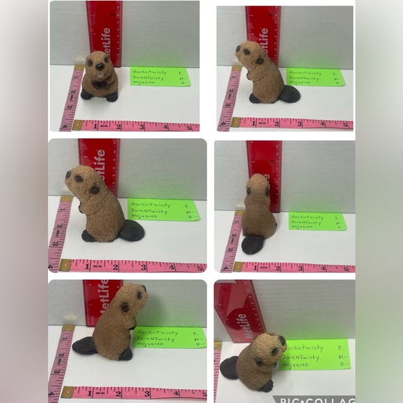 Vintage United Design Beaver sculpture figurine - Picture 11 of 11